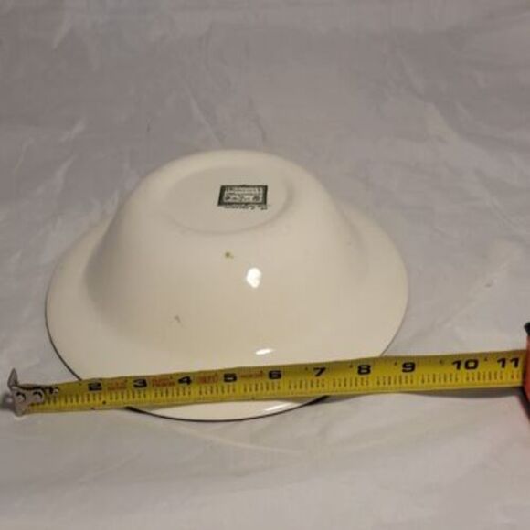 Colonial Homestead by Royal  10" Vegetable Green Serving Bowl 1950s Vintage - Picture 7 of 8